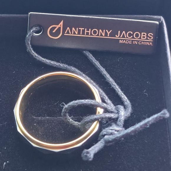 New Silver & Gold Tungsten Rin Size 11 - Picture 6 of 7